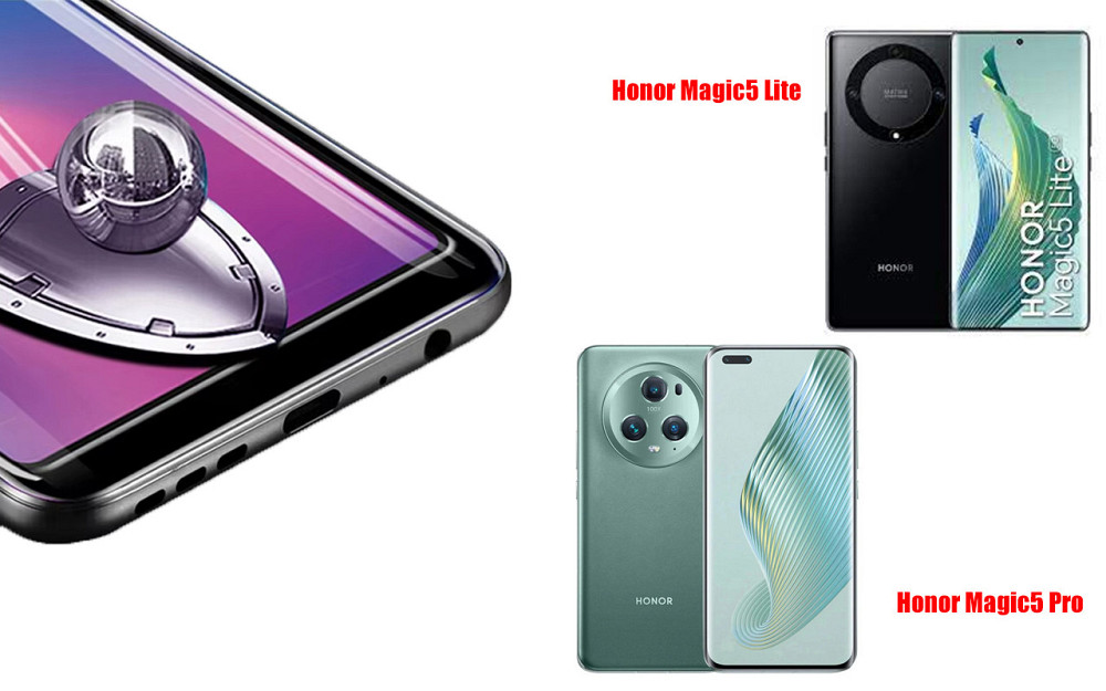 Захисне скло DefenzoGlass для Honor Magic5 Lite, Magic5 Pro – подвійна міцність Київ - фото 1