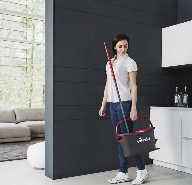 Набор для уборки Ведро 13 литров и Круглая швабра Vileda 