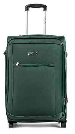 Валіза тканинна WINGS 1701 мала 55 см 2 колеса зелена Київ