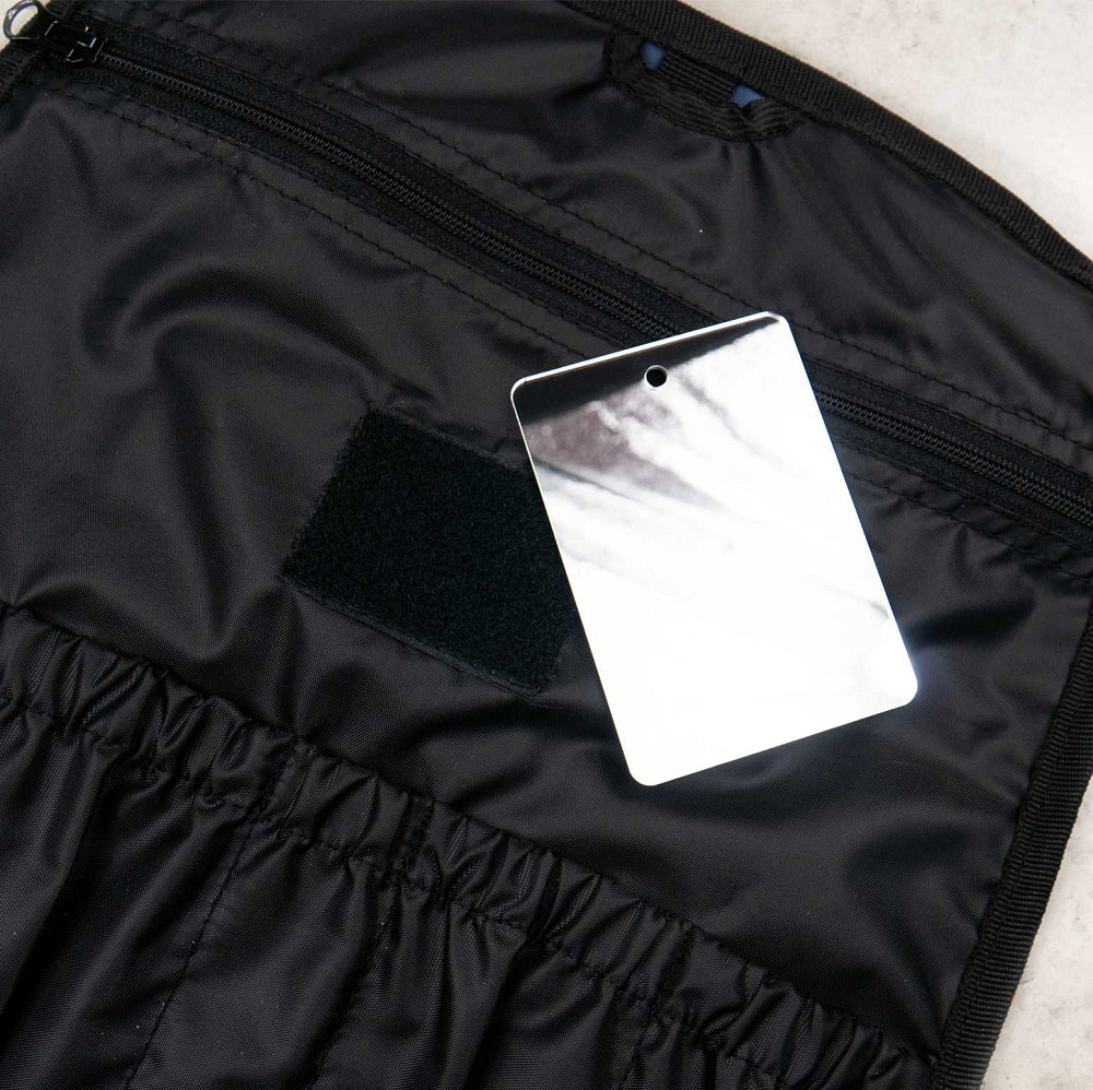 Дорожный несессер органайзер с крючком и зеркалом для косметики StarsUp ST-L (Серый) Сумы - изображение 6