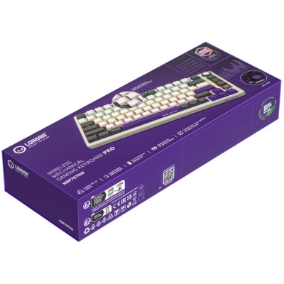 Клавіатура Lorgar KBP7075W Pro RGB Wireless/Bluetooth/USB UA Beige (LRG-KBP7075W-RT-US) Вінниця - фото 4