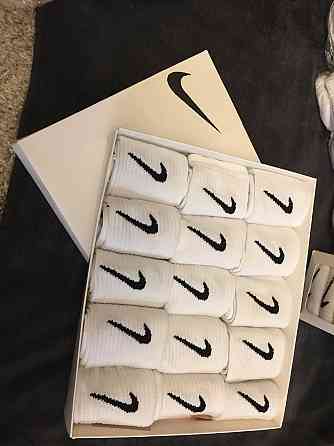 🔥 Оригінальні чоловічі та жіночі шкарпетки Nike – 100% бавовна набор 15 шт Киев