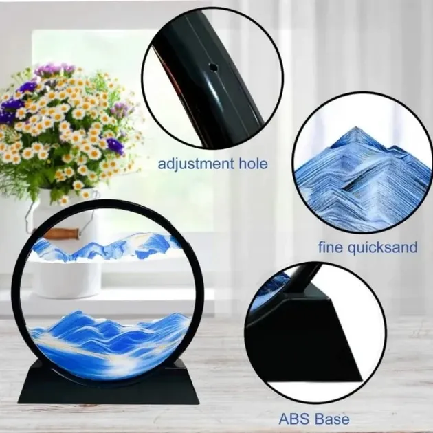 3D-картина з кольоровим піском, що змінює малюнок при перевертанні, декор для дому та медитації Одеса - фото 5