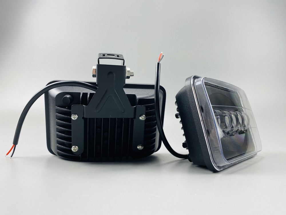 Додаткова фара LED прямокутна світлодіодна прямокутна 50W (5 діодів) led chip CREE Мукачево - фото 2