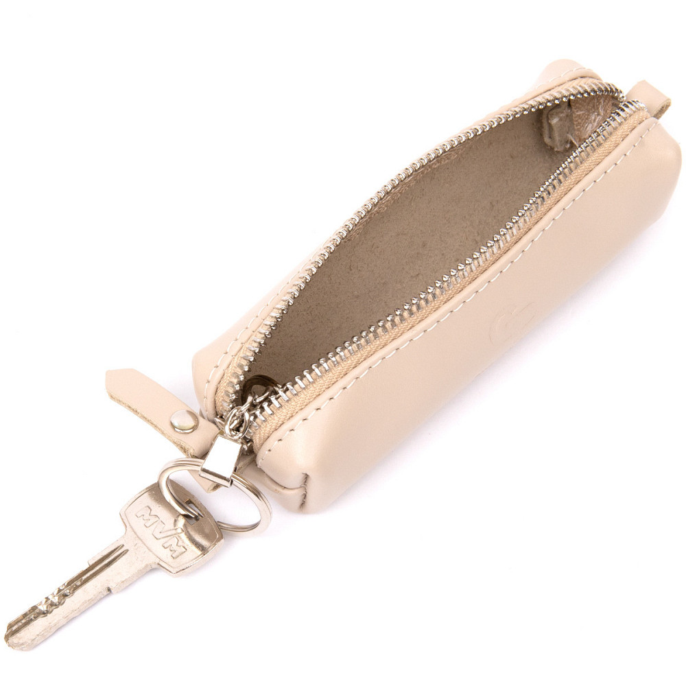 Кожаная ключница Бежевый (GRANDE PELLE) Киев - изображение 20