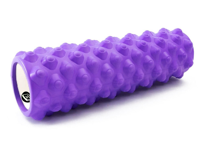 EasyFit Масажний ролик EasyFit Grid Roller Extreme 45 см Фіолетовий Київ - фото 3