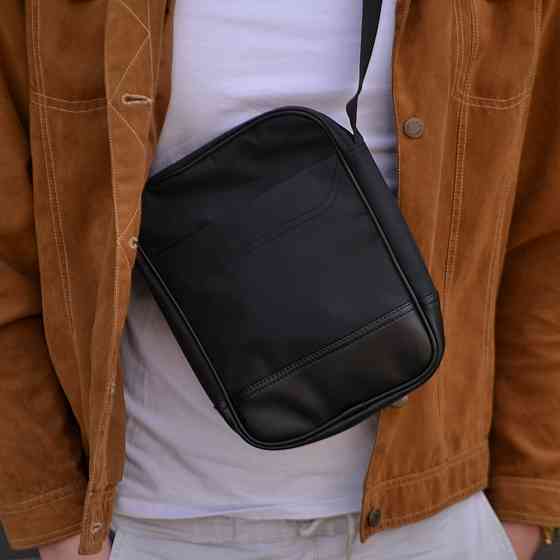 Сумки-мессенджеры почтальонки, Мужская городская сумка кросс-боди, Комфортный мессенджер QZ-38 Львов