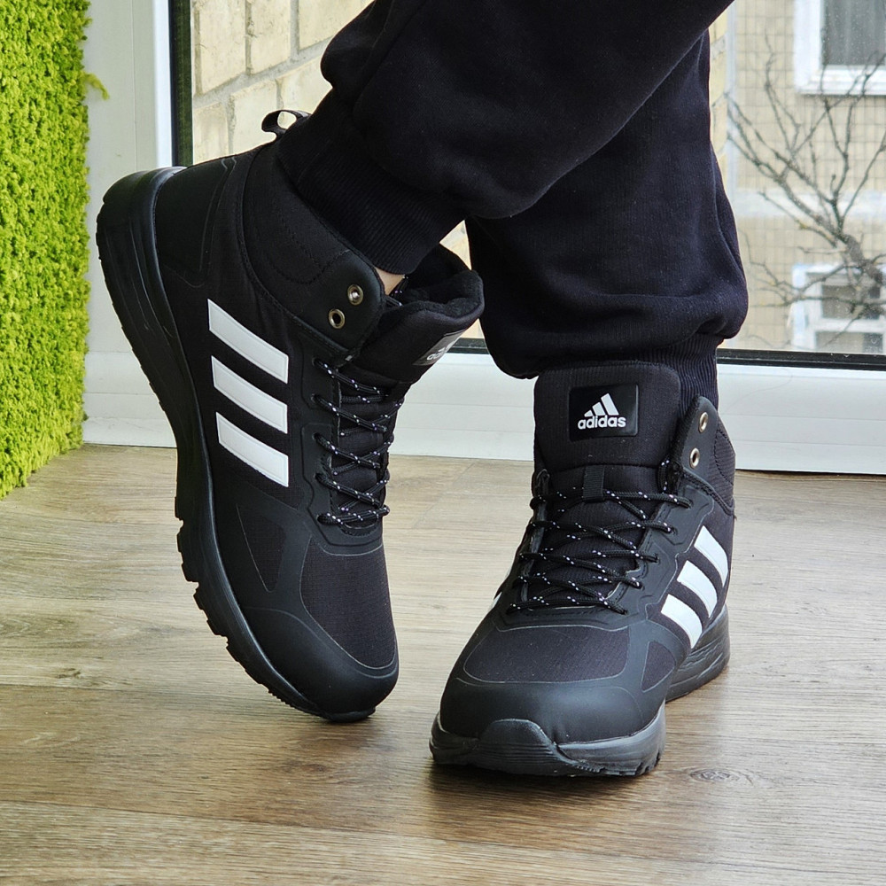 Зимние Кроссовки Adidas Terrex GORE-TEX с МЕХОМ Черные Мужские Адидас Гортекс (размеры: 41,42,43,44,45,46) Днепр - изображение 8