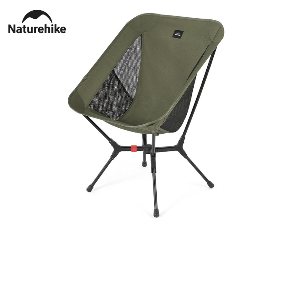 Стілець складаний ультралегкий Naturehike CNK2550JJ013 Yamami YL01, розмір М, алюміній, оливковий Київ - фото 1