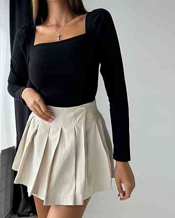 Женская базовая кофта с квадратным вырезом креп-дайвинг Черный, 46/48 Одесса