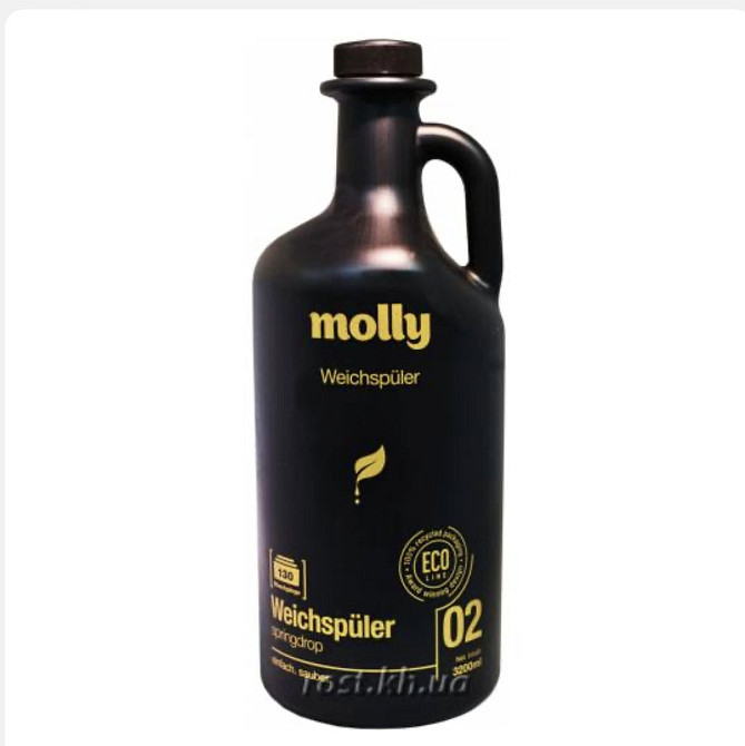 Ополіскувач - кондиціонер для білизни парфумований MOLLY SPRING DROP 3.2л (130 прань) Виноградов - изображение 1