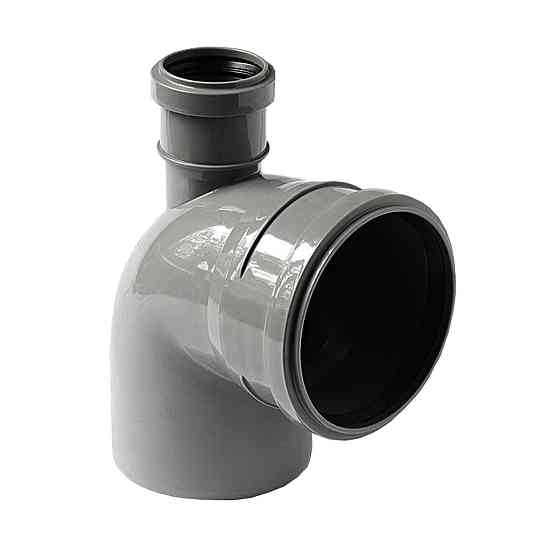 Коліно VSplast 110x90° з вiдводом 50мм (вертикальне) (000018616) Київ