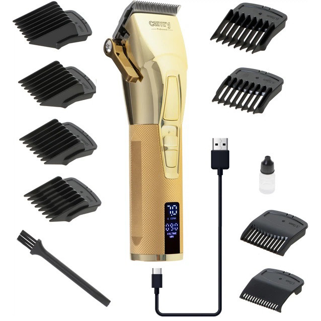 Електрична машинка тример для волосся і бороди, Машинка для стрижки хороша Електромашинка волосся OL-27 Львів - фото 2