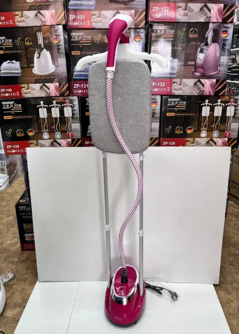 Красный Отпариватель вертикальный для одежды со стойкой Zepline ZP-129 3000W Коломыя - изображение 4