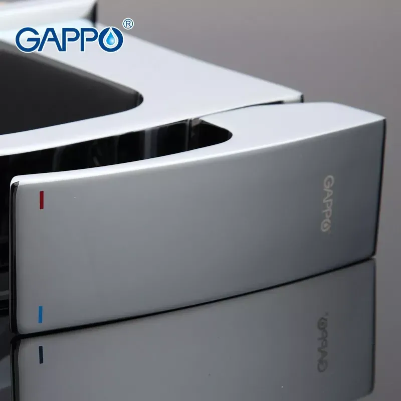 Змішувач для умивальника GAPPO G1007-1, хром Київ - фото 4