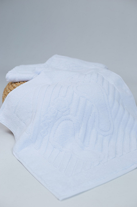 Полотенце махровое Ideal Textile для ног 50х50см белый 700 г/м2 (56860427) Черновцы - изображение 3