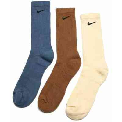 Шкарпетки Nike U NK EVERYDAY PLUS CUSH CREW SX6888-962 42-46 3 пари Синій/Коричневий/Бежевий (196153840775) Вінниця