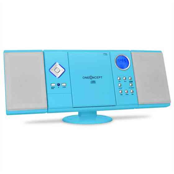 Стереосистема V-12 USB SD CD MP3 AUX FM Пульт дистанційного керування Синій Синій (Німеччина, читати Рівне