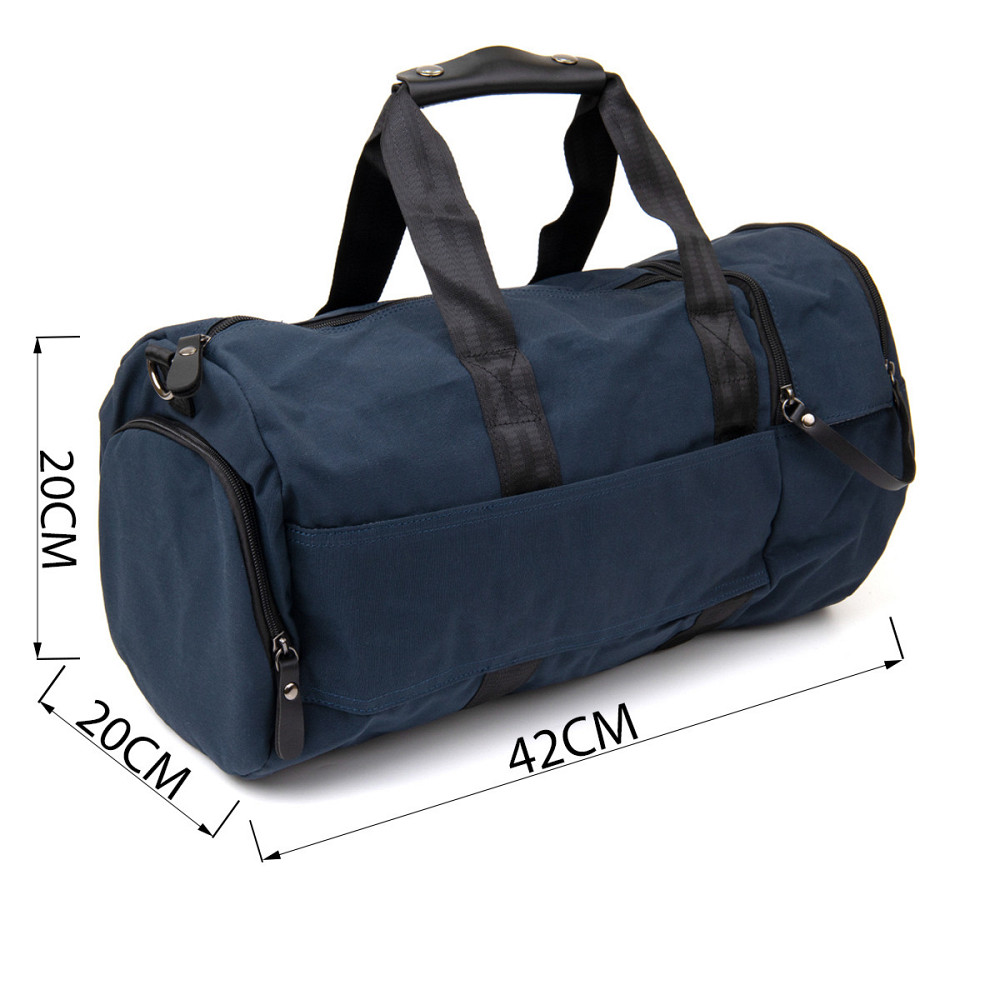 Спортивная сумка текстильная Синяя (Vintage) Киев - изображение 8