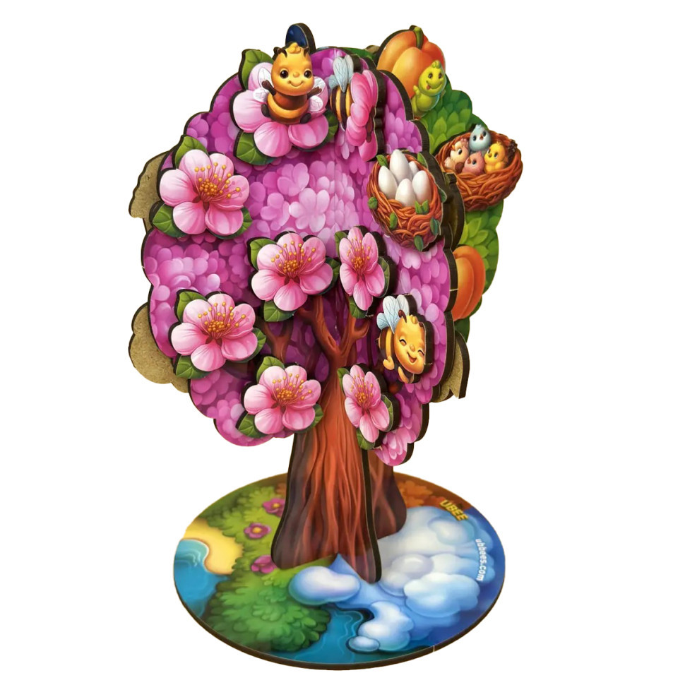 Дитяча настільна гра "Пори року абрикоса" (ПСД295) PSD295 дерев'яна Вінниця - фото 2