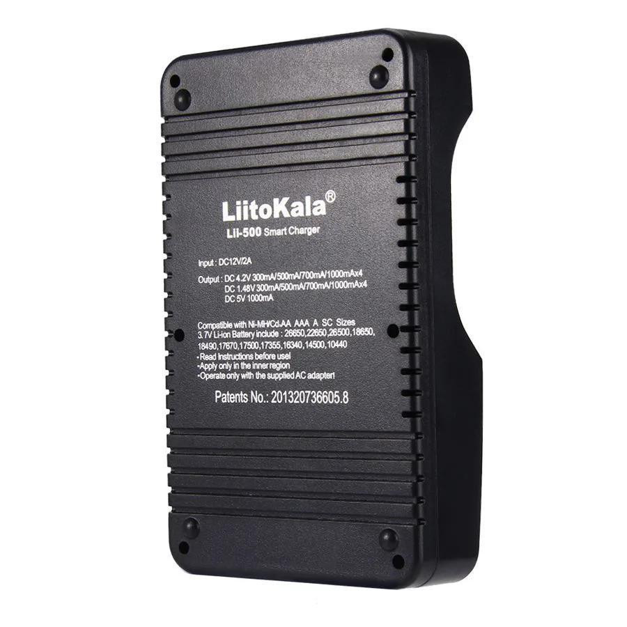 Заряднoe устройство Liitokala Lii-500 на 4 канала (для Ni-MH, Ni-CD, Li-Ion) с блоком питания + автоадаптер Киев - изображение 7