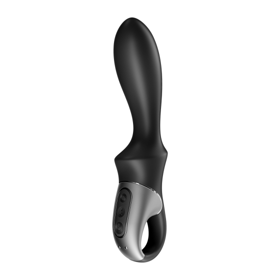 Анальный смарт-вибратор с подогревом Heat Climax, черный цвет Satisfyer (Германия) Sex Aura Киев
