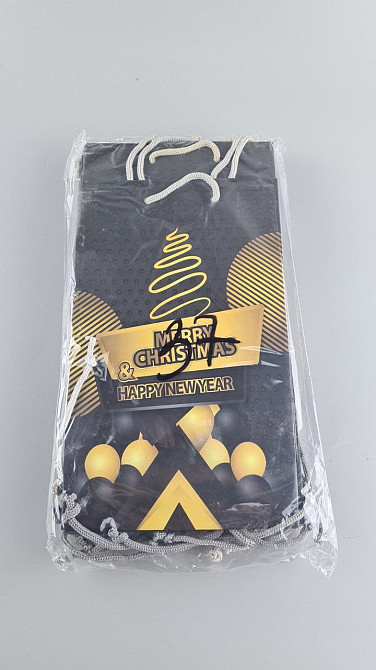 Новогодние пакеты для подарков, средний 17x26x8-037 (12 шт) Харьков - изображение 2