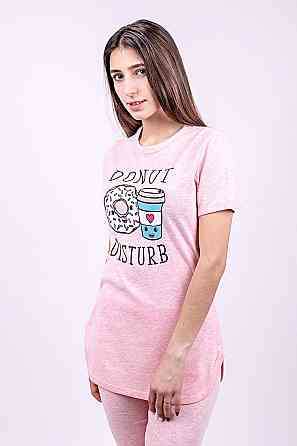 Домашній жіночий комплект (піжама), рожева Україна топ Крохатушка одяг Київ