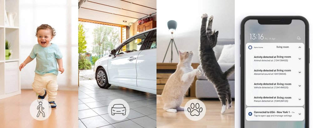 IP камера відеоспостереження YI Home 2K Pro Wi-Fi з AI (ШІ), нічним баченням та двостороннім зв’язком Миколаїв - фото 16