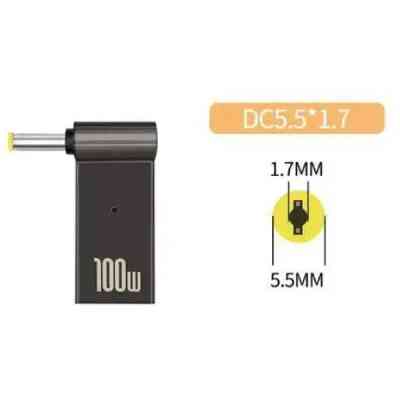 Адаптер PD 100W USB Type-C Female to DC Male Jack 5.5x1.7 mm ACER, PACKARD BELL ST-Lab (PD100W-5.5x1.7mm) Вінниця