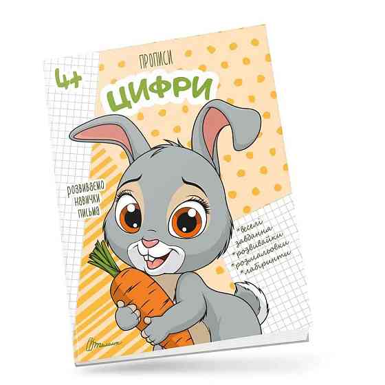 Прописи для дітей 4+: Цифри, шт Киев