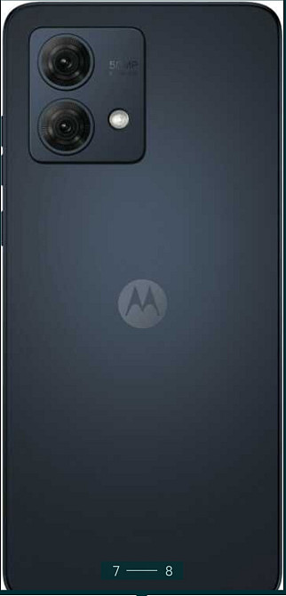Смартфон: Moto G84 12/256Gb. Midnight Blue/ Marshmallow Blue Київ - фото 3