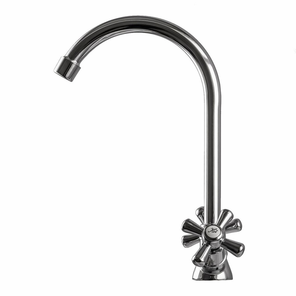 Змішувач для кухні DOMINO DK-H104-2N-CHROM хрест SHARM (000011192) Київ - фото 3