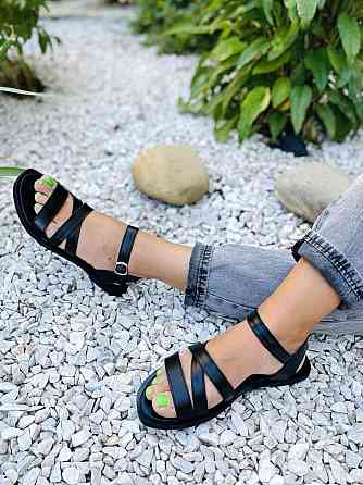 Rosta Босоніжки жіночі ROSTA 1044 чорні (літо, шкіра натуральна) (5142) Коломыя