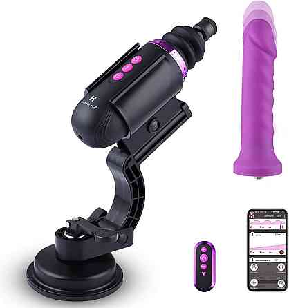 Мини секс-машина Hismith Mini Capsule Sex-Machine with Strong Suction Cup (мятая упаковка!!!) Sex Aura Киев