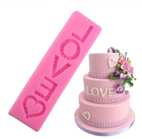 Молд кондитерський "Love" - 17*4,5 см, силікон Київ - фото 1