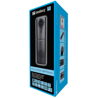 Веб-камера Sandberg All-in-1 ConfCam 1080P Remote Black (134-23) Вінниця - фото 6