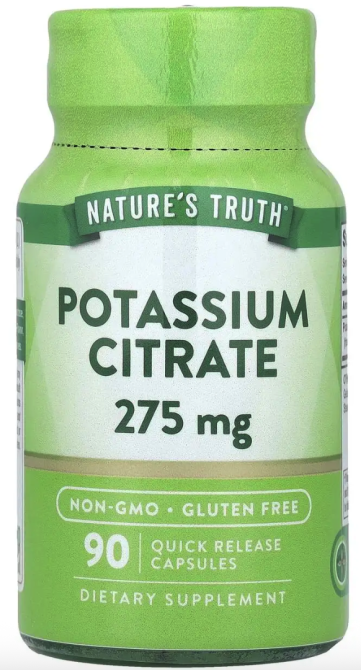 Калій цитрат Nature's Truth Potassium Citrate 275 мг 90 капс Київ - фото 1