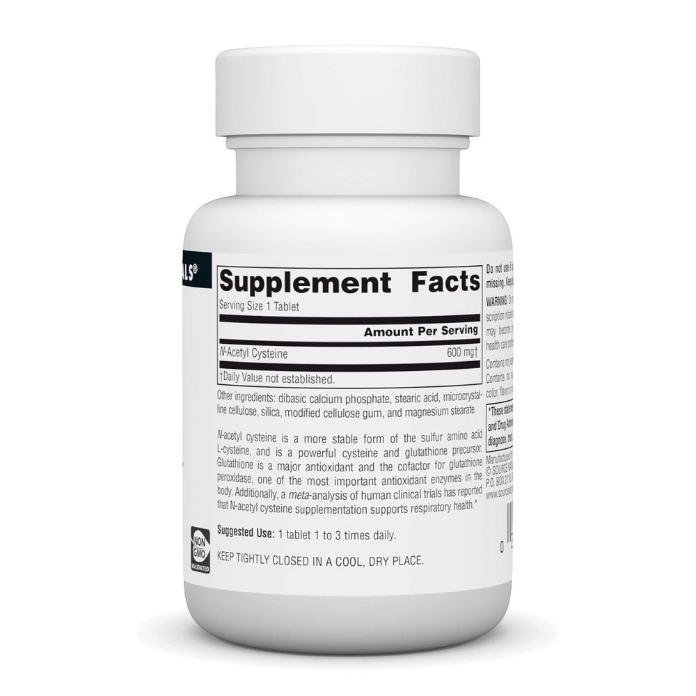 Нак ацетилцистеин Source Naturals N Acetyl Cysteine 600mg 30 табл Киев - изображение 2