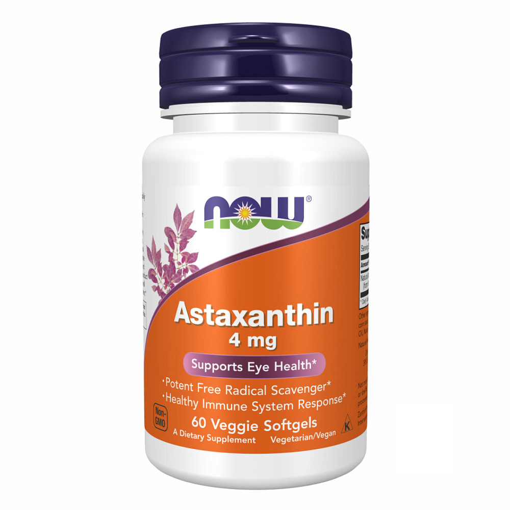 Astaxanthin 4 mg - 60 Veg Softgels Луцьк - фото 1