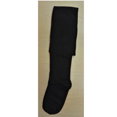 Колготи дитячі однотонні бавовняні арт.906 92-98, чорний Чернівці - фото 2