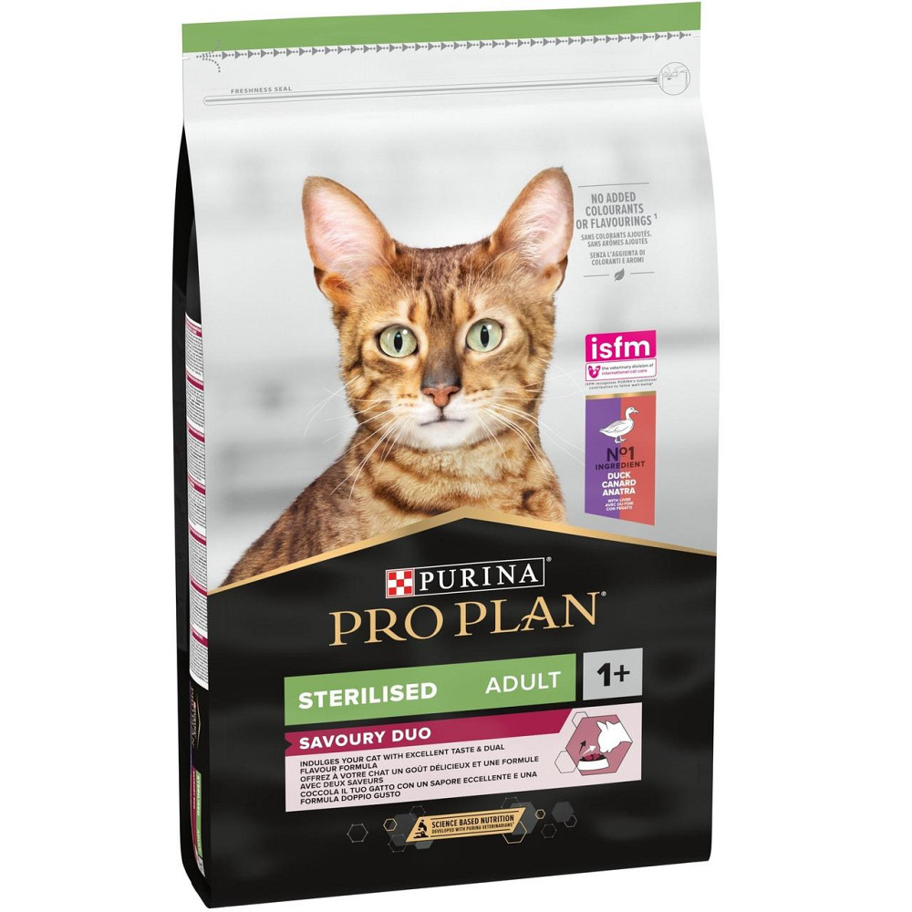 Сухой корм Purina Pro Plan Sterilised Duck & Liver для стерилизованных котов с уткой и печенью 10 кг Винница - изображение 1