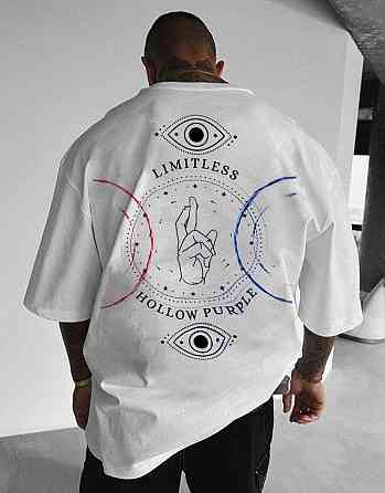 Футболка чоловіча с принтом  42 Біла 2664090357 Дніпро