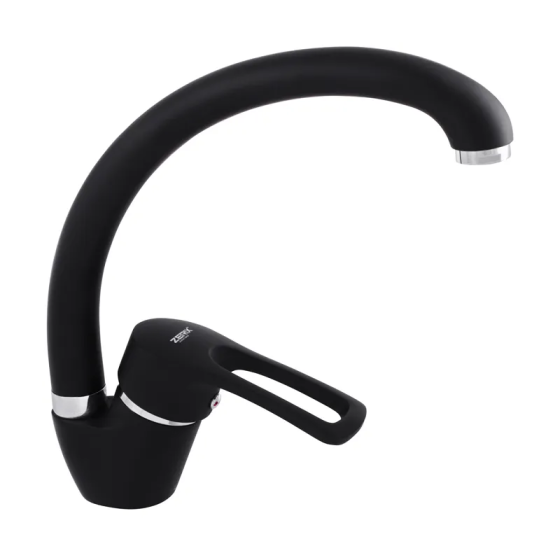 Кухонный смеситель Zerix YUB 181 черный стиль ZX2793 Харьков