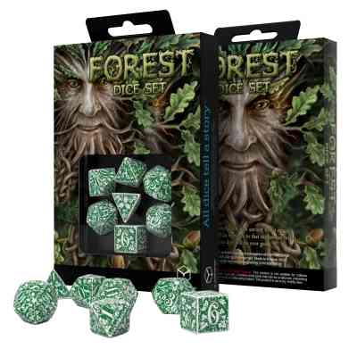 Набор кубиков для настольных игр Q-Workshop Forest Dice Set Tundra (SFOR4G) Винница