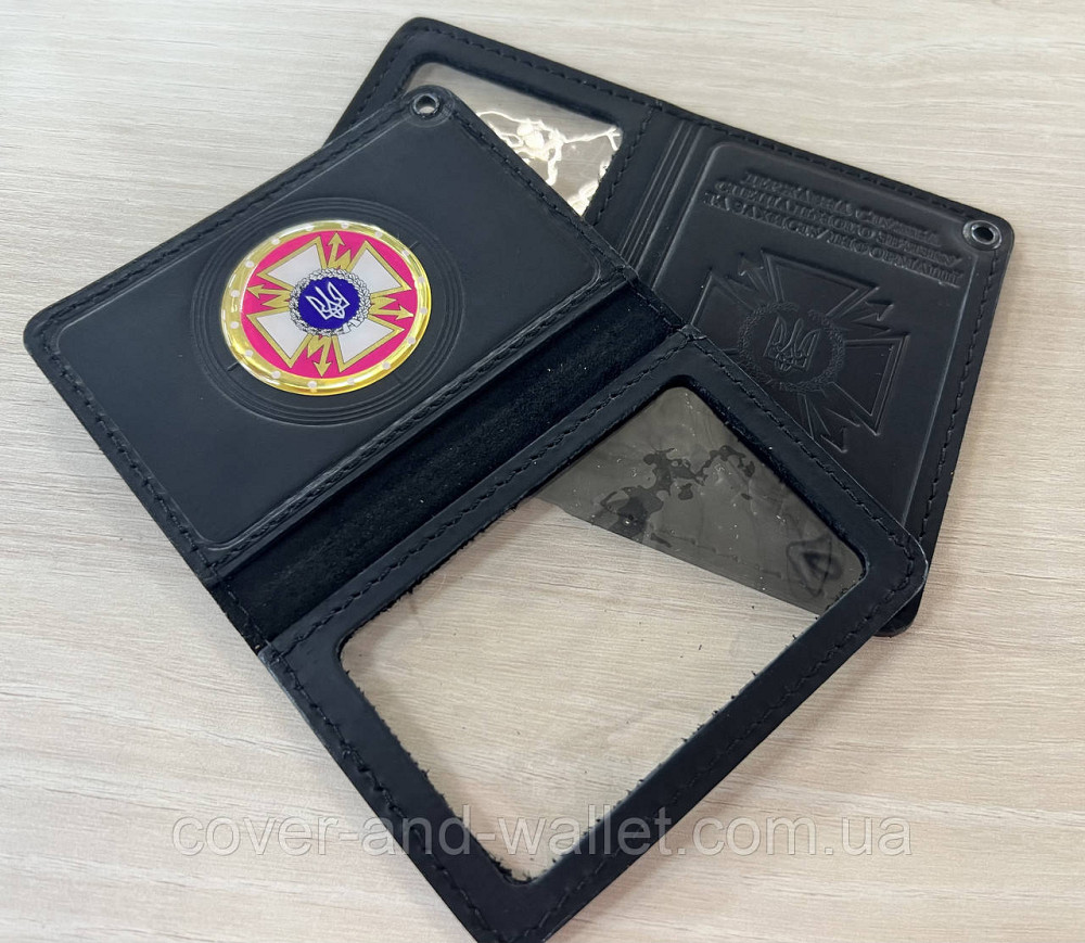 Обкладинка з прозорим вікном на посвідчення ДССЗЗІ (держспецзв'язок) Puos Київ - фото 1