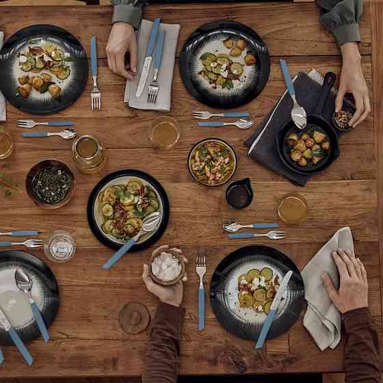 Кухонная столовая ложка Swiss Modern Table (Синяя) Винница