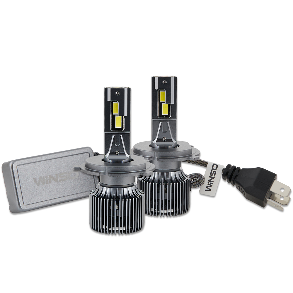 LED автолампи H4 Winso CSP3570 12/24V 130 Вт 11000 Лм 6500K, комплект 2 шт Чортків - фото 4