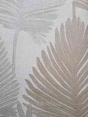 Шпалери вініл на флізеліні AS creation Metropolitan stories By Time 0,53х10 листя папороті золотисті бежеві Київ