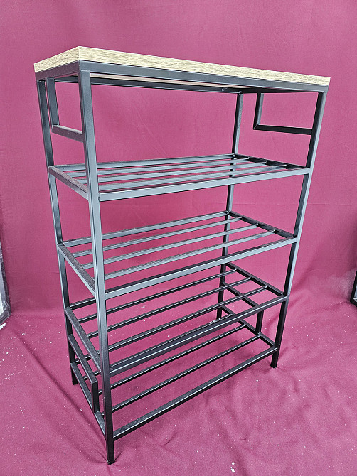 Полиця LOFT лофт 75 см етажерка для взуття (M-102) Київ - фото 5